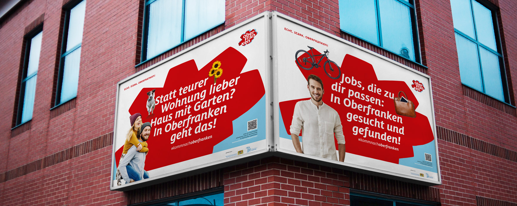 Oberfranken Offensiv Kampagne Plakat